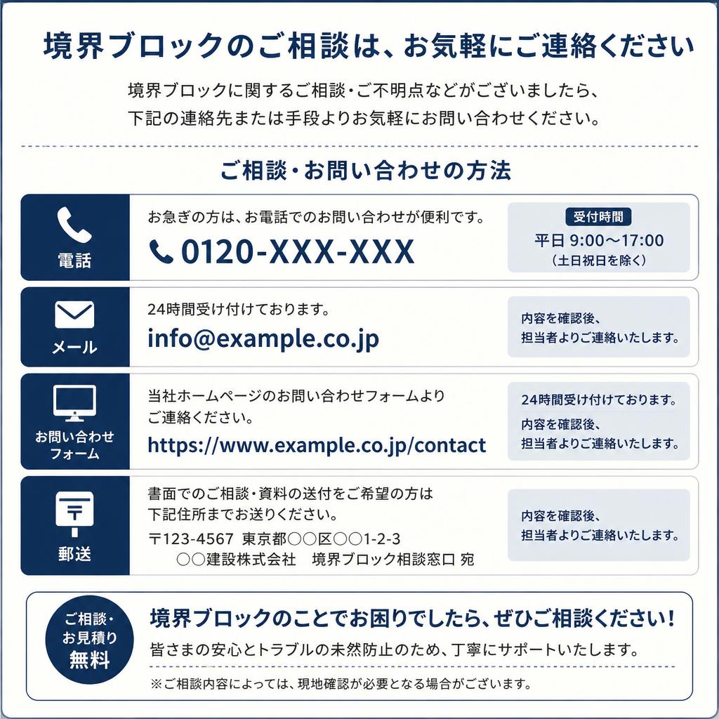 今すぐお問い合わせを！