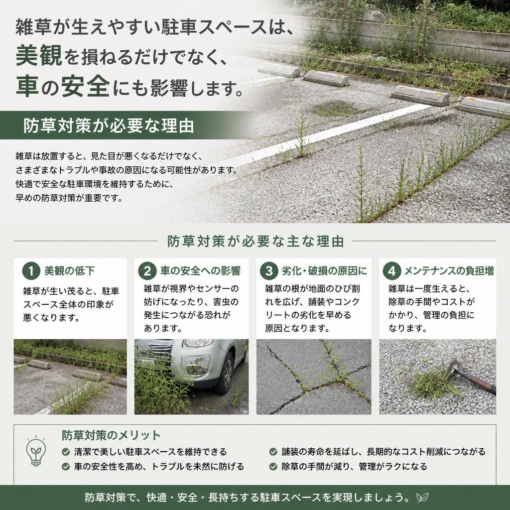 2. 防草対策の必要性