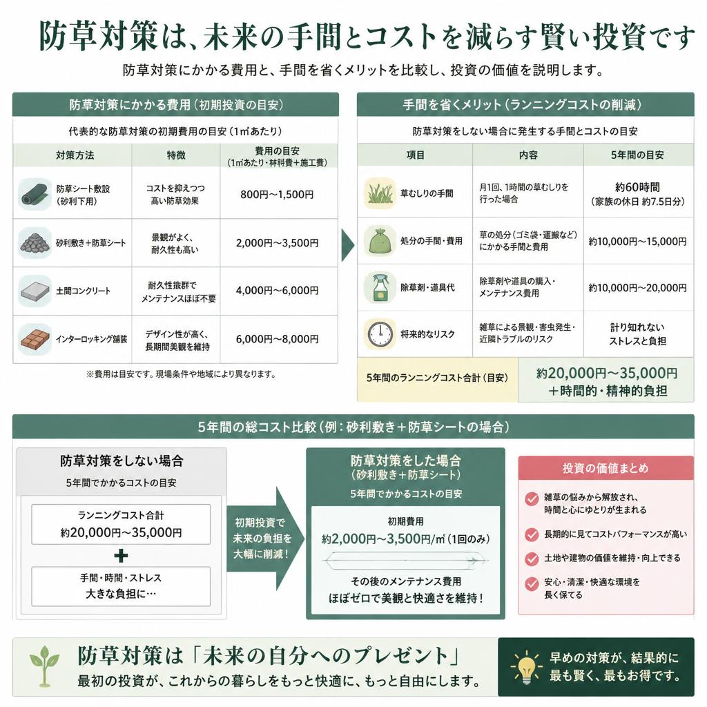 5. コストと効果のバランス